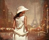 Mark Spain an evening in paris painting